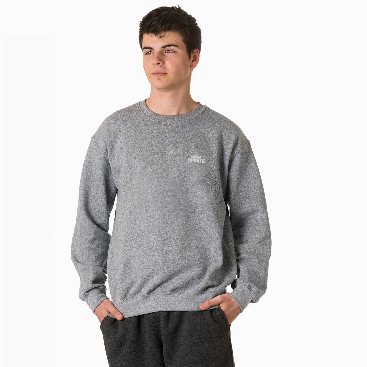 Basketball Crewneck Sweatshirt - Nothing but Net (Back Design) 